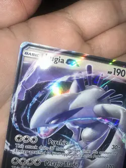 Lugia GX - 159/214 - Pokemon Lost Thunder Sun & Moon Ultra Rare Card NM - Image 5