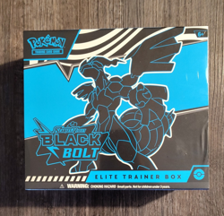 Pokemon Scarlet & Violet Black Bolt Elite Trainer Box TCG Zekrom English - Image 1
