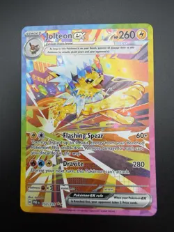 Pokemon Jolteon ex Sv: Prismatic Evolutions Special Illustration Rare Holo 153 - Image 1