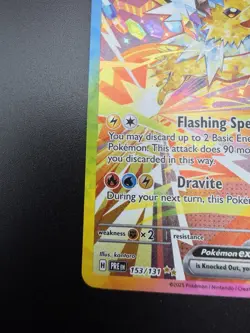 Pokemon Jolteon ex Sv: Prismatic Evolutions Special Illustration Rare Holo 153 - Image 5
