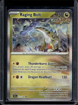 2024 Pokemon Stellar Crown Raging Bolt #111/142 - Image 1