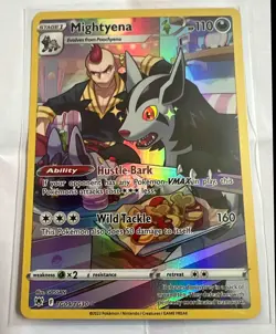 2022 Pokemon Sword & Shield Astral Radiance Mightyena #TG09/TG30 Trainer Gallery - Image 1