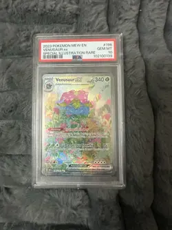 Pokemon 2023 Venusaur ex 198/165 Special Illustration Rare 151 GEM MINT PSA 10 - Image 1