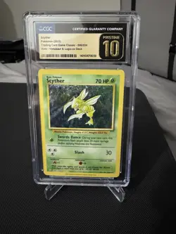 Pokemon Scyther 2023 Classic Trading Card Game CGC Pristine 10 006/034 - Image 1