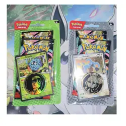 Pokemon TCG Scarlet & Violet 2 PACKS Tangela, Komala Promo Booster Pack - Image 1