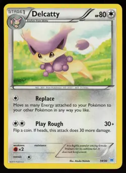 DELCATTY 19/30 XY TRAINER KIT LATIOS POKEMON NM/M - Image 1