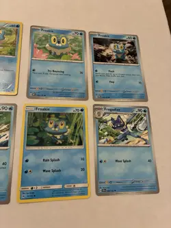 Lot Of 8 Froakie and Frogadier Pokemon Cards - Image 3