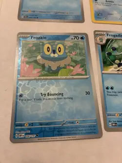 Lot Of 8 Froakie and Frogadier Pokemon Cards - Image 4
