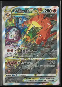 2022 Pokemon Charizard VStar Ultra Premium Collection Black Star Promo - Image 1