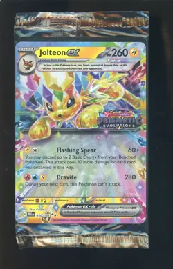 Pokemon TCG Sealed Stamped Holiday Calendar Promo Jolteon Ex PRE 030/131 - Image 1