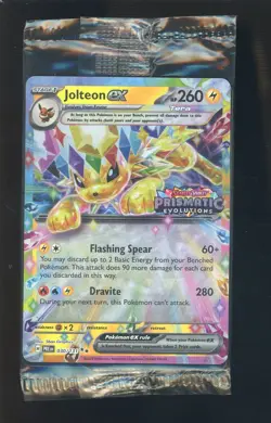 Pokemon TCG Sealed Stamped Holiday Calendar Promo Jolteon Ex PRE 030/131 - Image 1