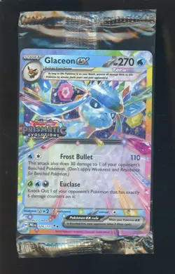 Pokemon TCG Sealed Stamped Holiday Calendar Promo Glaceon Ex PRE 026/131 - Image 1