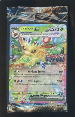 Pokemon TCG Sealed Stamped Holiday Calendar Promo Leafeon Ex PRE 006/131 - Image 1