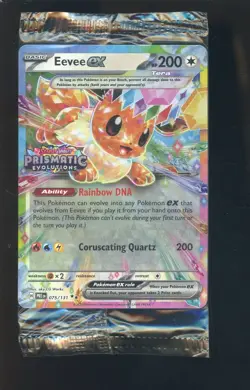Pokemon TCG Sealed Stamped Holiday Calendar Promo Eevee Ex PRE 075/131 - Image 1