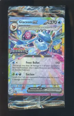 Pokemon TCG Sealed Stamped Holiday Calendar Promo Glaceon Ex PRE 026/131 - Image 1