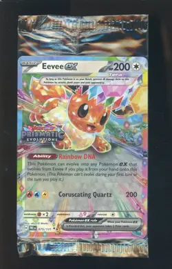 Pokemon TCG Sealed Stamped Holiday Calendar Promo Eevee Ex PRE 075/131 - Image 1