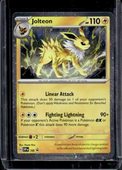 2025 Pokemon Prismatic Evolutions Jolteon Promos #169 - Image 1