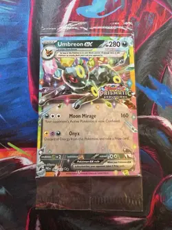Pokemon TCG Umbreon EX 060/131 Sealed Holo Rare Stamped Prismatic Evolutions - Image 1