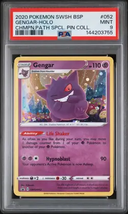 Gengar - Pokemon Sword & Shield Promos #SWSH052 PSA 9.0 - Image 1