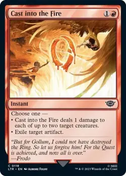 Cast into the Fire - Near Mint MTG - Image 1