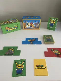 Pokemon Center Japanese Exclusive Luigi Pikachu Box Sleeves Deckbox - Image 1