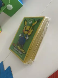Pokemon Center Japanese Exclusive Luigi Pikachu Box Sleeves Deckbox - Image 5