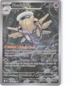 Shedinja 144/132 Illustration Rare Pokemon Mega Evolution ME01 NM/M - Image 1