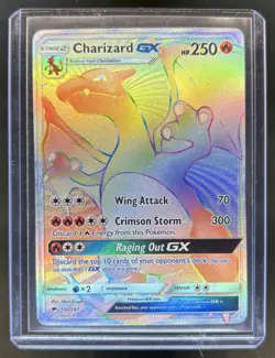2017 Pokemon SM Burning Shadows Charizard GX #150/147 - Image 1