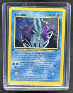 2001 Pokemon Neo Revelation 1st Edition Suicune Holo #14/64 - Image 1