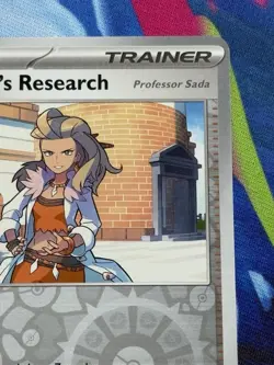 Pokemon Journey Together #155/159 Professor's Research (Prof. Sada) Reverse Holo - Image 3