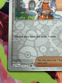 Pokemon Journey Together #155/159 Professor's Research (Prof. Sada) Reverse Holo - Image 4