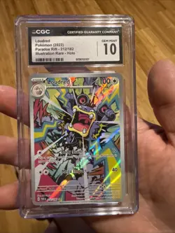Pokemon Loudred Paradox Rift 212/182 Holo Illustration Rare CGC 10 - Image 2