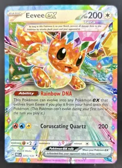 2025 Pokemon Prismatic Evolutions Eevee ex #075/131 - Image 1