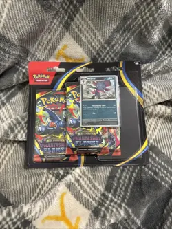 Phantasmal Flames 3 Pack Blister WEAVILE COSMO FOIL SEALED NEW Pokemon TCG - Image 1