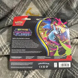 Phantasmal Flames 3 Pack Blister WEAVILE COSMO FOIL SEALED NEW Pokemon TCG - Image 2