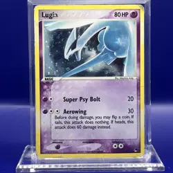 Pokemon Lugia POP Series 5 Holo 2007 2/17 Rare LP With Swirl🌀 - Image 1