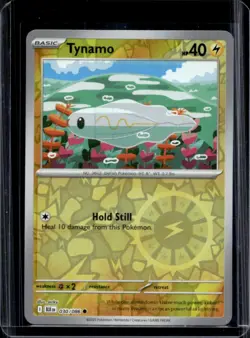 2025 Pokemon Black Bolt Tynamo Reverse Holo Common #030/086 - Image 1