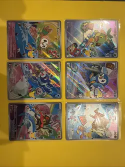 Pokemon First Partner Illustration 30th Collection Promo Set of 6 040-045 NM - Image 1