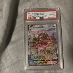 Pokemon 2021 Rayquaza VMAX 218/203 Alt Art Evolving Skies GEM MINT PSA 10 - Image 1