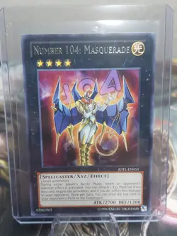 YuGiOh NUMBER 104: MASQUERADE Rare JOTL-EN055 LP - Image 1