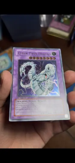 Cyber Twin Dragon CRV-EN035 Cybernetic Revolution 1st Edition Ultimate Rare VLP - Image 3