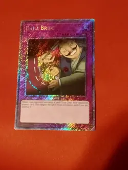Yugioh Dark Bribe RA03-EN187 Quarter Century Rare 1st Ed NM - Image 1