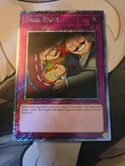 Yugioh! Dark Bribe - 1st ed Platinum Secret Rare - RA03-EN187 - NM - Image 1