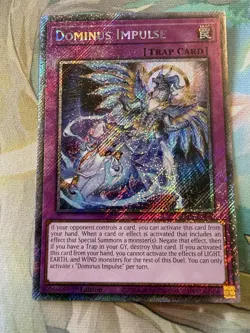 Yugioh Dominus Impulse RA05-EN080 Platinum Secret Rare - Image 1