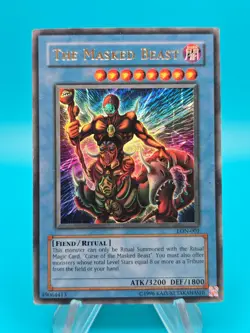Yugioh! The Masked Beast Ultra Rare - LON-001 Unlimited - English - Image 1