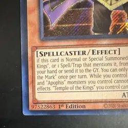 Yu-Gi-Oh! TCG Konami The Man with the Mark MZTM-EN001 Maze Secret Rare 1st Ed H… - Image 5