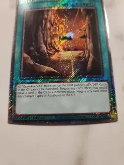 Yu-Gi-Oh! TCG Necrovalley RA04-EN122 Platinum Secret Rare QCS - Near Mint 1st Ed - Image 3
