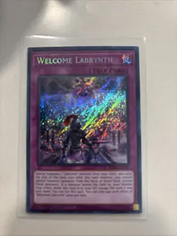 Welcome Labrynth BLMR-EN102 Secret Rare 1st Edition Near Mint Yu-Gi-Oh! - Image 1
