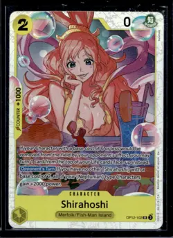 2025 One Piece Legacy of the Master Shirahoshi Super Rare #OP12-102 - Image 1