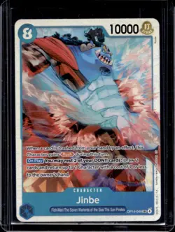 2026 One Piece Azure Sea's Seven Jinbe Super Rare #OP14-049 - Image 1
